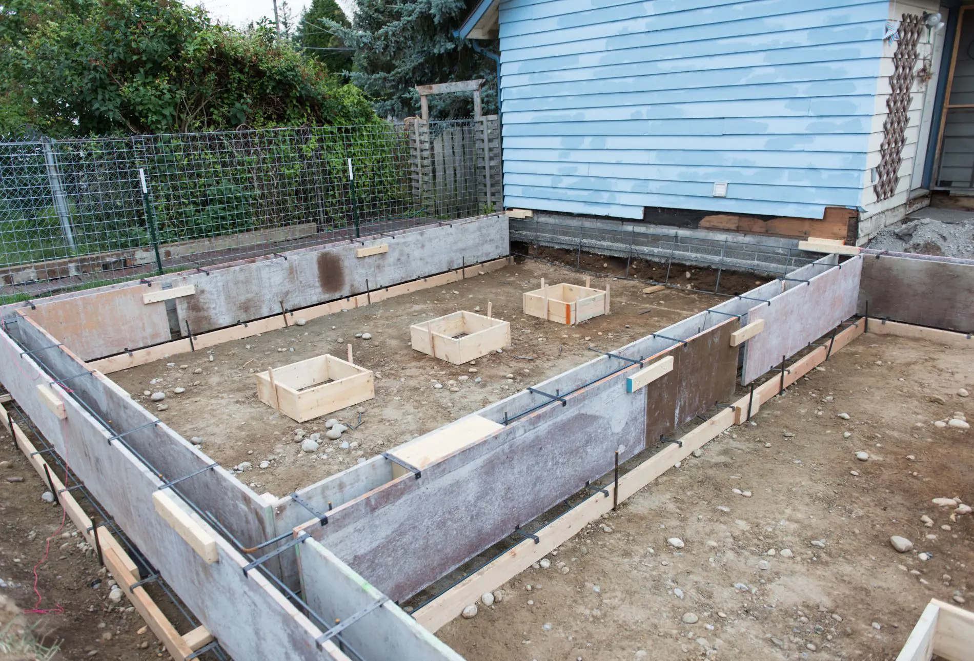 Concrete underpinning support installation by Connor & Sons Concrete Inc